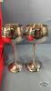 (2) SILVER PLATE WINE GLASSES IN BOX - 3