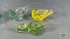 ASSORTED COLOURED GLASS LOT - 5