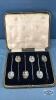 SET OF STERLING SILVER SPOONS