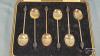 SET OF STERLING SILVER SPOONS - 2
