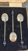 SET OF STERLING SILVER SPOONS - 3