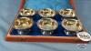 SET OF STERLING SALT CELLS IN CASE - 2
