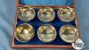 SET OF STERLING SALT CELLS IN CASE - 3