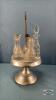 CASTER STAND WITH (5) MIX MATCHED BOTTLES - 5