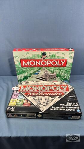 (2) MONOPOLY GAMES