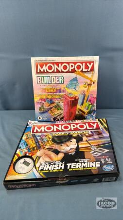 (2) MONOPOLY GAMES