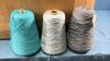 BOX OF YARN AND CROCHET COTTON - 2