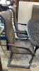 OUTDOOR METAL PATIO TABKE WITH (6) CHAIRS - 8