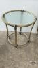 PATIO CHAIR AND MATCHING 20IN WIDE GLASS TOP TABLE - 5