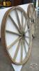 (2) 47IN WOODEN SPOKE WHEELS - 4