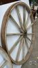 (2) 47IN WOODEN SPOKE WHEELS - 5
