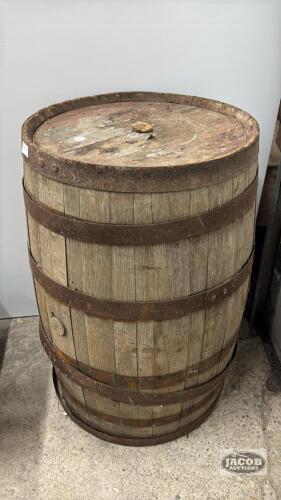 OAK BARREL FOR DECORATION