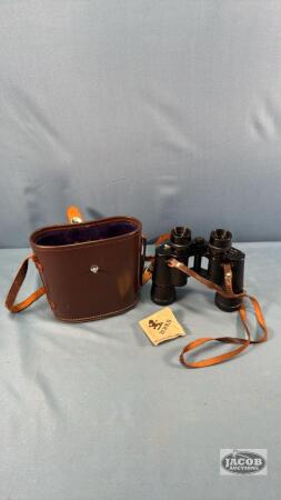 BIRKS 7 X 35 FIELD GLASSES WITH CASE