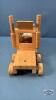 WOODEN 8IN LONG HIGHWAY TRACTOR - 3