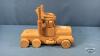 WOODEN 8IN LONG HIGHWAY TRACTOR - 5