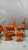 QANTITY OF WOODEN ANIMAL FIGURES - 7