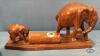 ELEPHANT ORNAMENT WITH A FREE STANDING 4IN FIGURE - 2