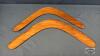 (2) WOODEN BOOMERANGS - 3