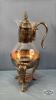 CARAFE IN SILVER PLATE STAND