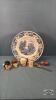 ASSORTED LOT ON 11IN ROYAL TUDOR PLATE