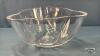 HEAVY TRIANGULAR GLASS BOWL - 5