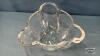 HEAVY TRIANGULAR GLASS BOWL - 6