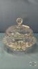 GLASS BUTTER DISH