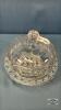 GLASS BUTTER DISH - 2