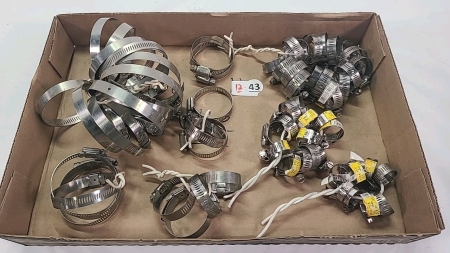 Assorted Gear Clamps -From 1/2in to 3in