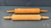 (2) 16IN WOODEN ROLLING PINS - 2