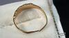 (5) STONE FAMILY THIN GOLD RING (WELL WORN) - 3