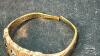 (5) STONE FAMILY THIN GOLD RING (WELL WORN) - 4