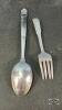 STIRLING 4H SPOON AND A CHILDS STIRLING FORK - 3