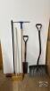 BROOM AND GARDEN TOOL LOT
