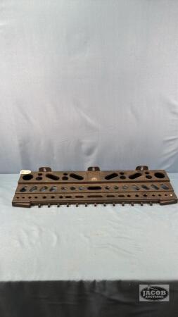 24IN POLY WALL MOUNT TOOL RACK