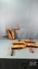 (3) WOODEN SCREW CLAMPS