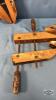 (3) WOODEN SCREW CLAMPS - 3