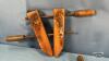 (3) WOODEN SCREW CLAMPS - 4