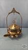 COVERED SILVER PLATE BUTTER DISH