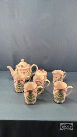 CHRISTMAS COFFEE SET