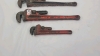 3 Ridgid Steel Pipe Wrenches -See Notes - 2