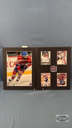 P.K SUBBAN HOCKEY CARDS IN PHOTO FOLDER
