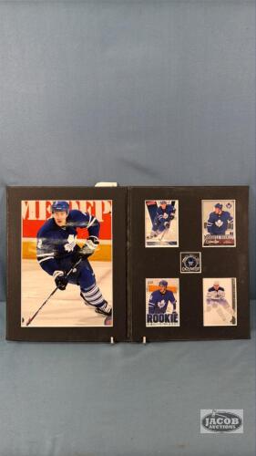 LUKE SCHENN HOCKEY CARDS IN PHOTO FOLDER