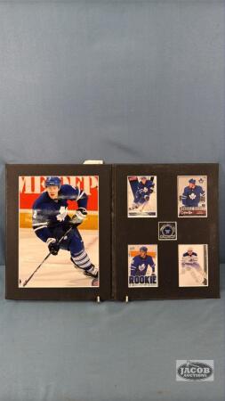 LUKE SCHENN HOCKEY CARDS IN PHOTO FOLDER