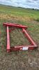 WHITE 4 ROW PLANTER FRAME