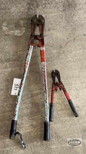 2 SETS OF BOLT CUTTERS