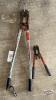 2 SETS OF BOLT CUTTERS