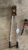 2 SETS OF BOLT CUTTERS - 2