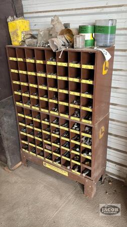 LAWSON BOLT BIN AND CONTENTS