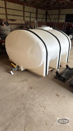 1000 GALLON HORIZONTAL POLY LAG TANK